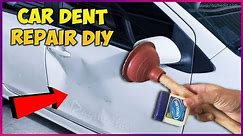 Car Dent Repair With Vaseline and Toilet Plunger DIY
