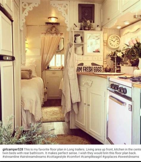 Remodel On A Travel Trailerso Cute Remodeled Campers Rv Decor