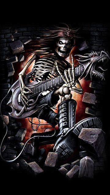 Pin By Bill Thomas On D€th And Skulls Heavy Metal Art Skull Art