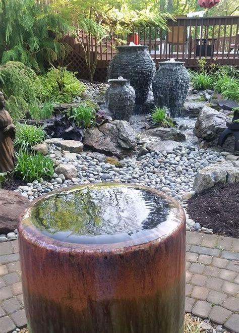 Bubbling Landscape Urns Fountains Nh Chester Rockingham County New