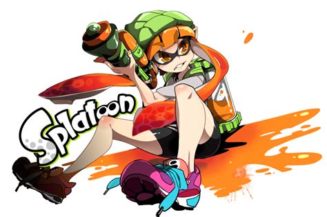 Bongfill Inkling Girl Inkling Player Character Nintendo Splatoon