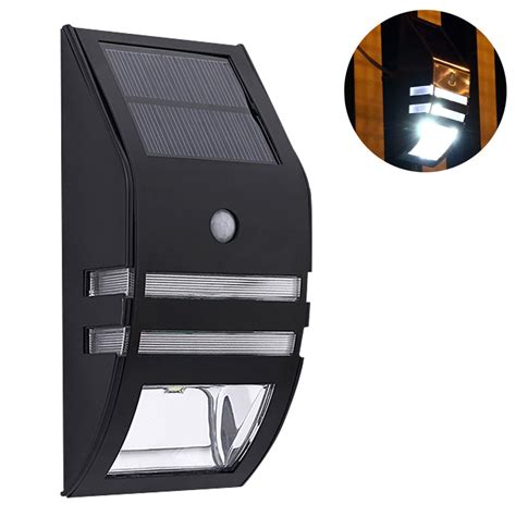 Peroptimist Stainless Steel Solar Motion Sensor Lights Outdoor