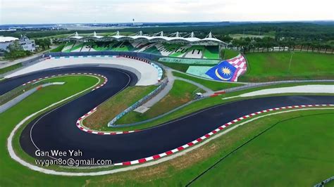 f1 sepang international circuit sepang malaysia aerial video youtube