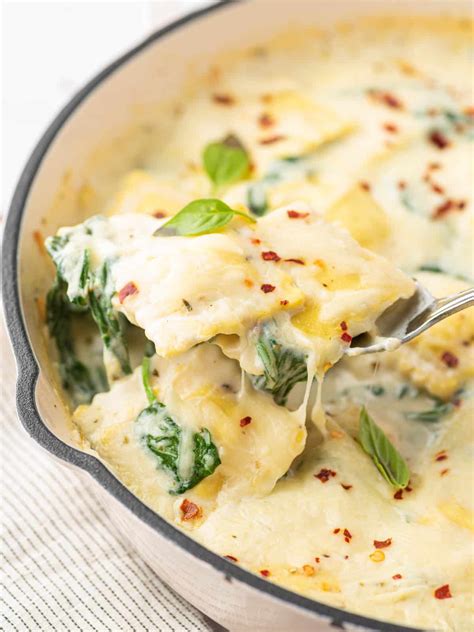 Creamy Cheese And Spinach Ravioli Recipe Cookin With Mima