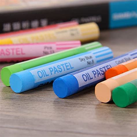 Oil Pastels Set24 Assorted Colors Non Toxic Professional Round
