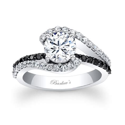 For wedding bands, you may come across silver rings that are treated with a process called. Barkev's Black Diamond Engagement Ring - 7848LBK | Barkev's