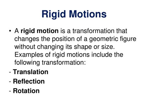 Rigid Motions And Congruence Ppt Download
