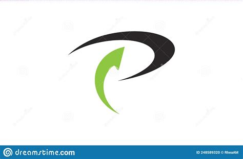 Letter P Trade Marketing Logo Stock Vector Illustration Of Banner