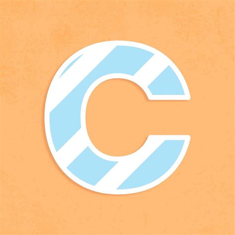 Download Free Psd Image Of Candy C Font Lettering Psd Uppercase By Ning About Letter C