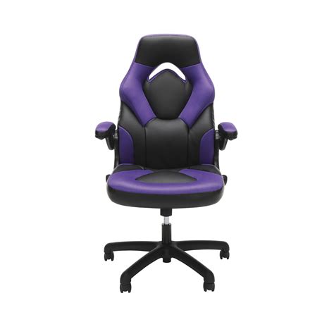 Ofm Essentials Racecar Style Leather Gaming Chair Multiple Colors