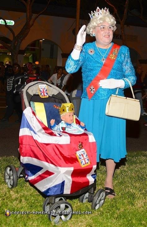 Funny Queen Elizabeth Costume | Carnival costumes, Baby halloween