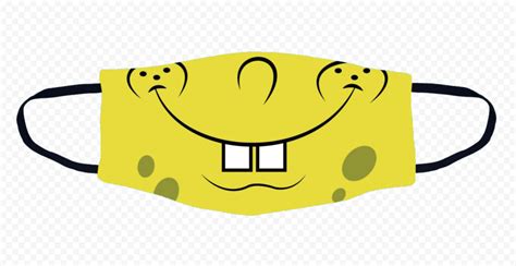 Hd Cartoon Spongebob Face Mask Character Face Png Citypng