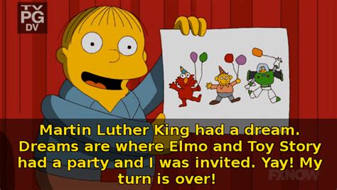 Some Of The Greatest Quotes From Ralph Wiggum Sleep Time Guff