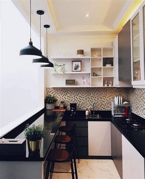 desain dapur minimalis  terbuka seni rumah terbaru