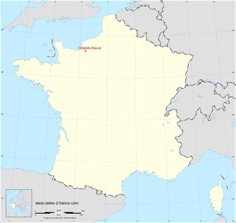 Carte De Chapelle Bayvel Situation Géographique Et Population De