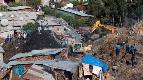Ethiopia Rubbish Landslide Kills 48 In Addis Ababa Bbc News