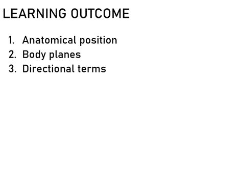 Solution Anatomical Position And Directional Terms Izzat Studypool