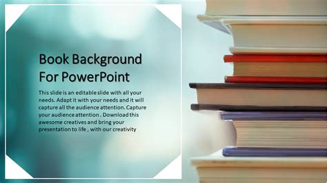 Book Background For Powerpoint Template