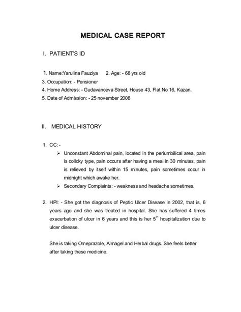 How To Write A Medical Case Report For Publication