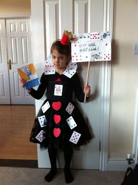 100 world book day costume ideas. The Queen of Hearts all dressed up for World Book Day ...