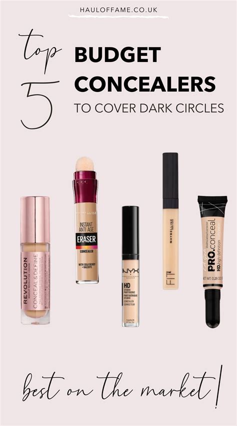 Top 5 Best Budget Concealers For Under Eyes Dark Circles And Blemishes