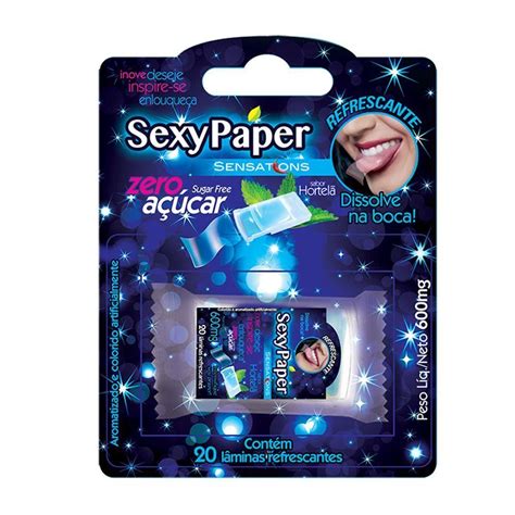 Sexy Paper Mint Laminas Refrescantes Para Sexo Oral Sex Shop Shopee Brasil