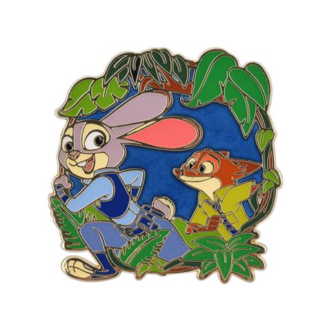 Judy Hopps And Nick Wilde Running Zootopia Disney Pins Blog Pin And Pop