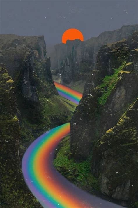 10 Surreal Rainbow River Painting That Will Amaze Your Sensation