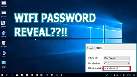 How To Show Wifi Password In Windows 10 Pclaptop Password Reveal