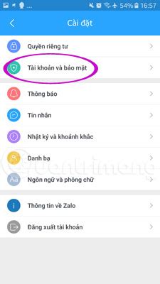 Instructions To Delete Zalo Account On The Phone