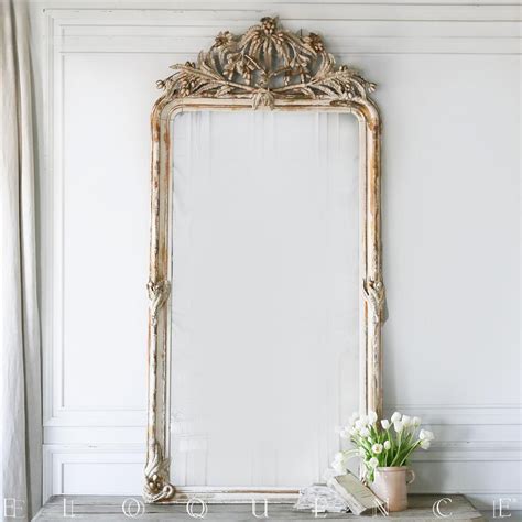 Eloquence French Country Style Antique Mirror 1880 Kathy Kuo Home