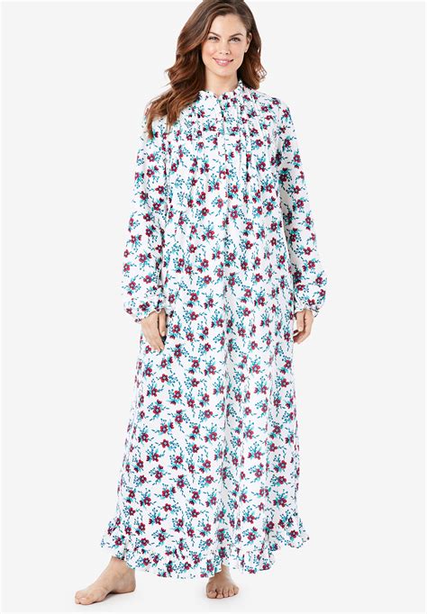 Long Flannel Nightgown By Only Necessities® Fullbeauty Outlet