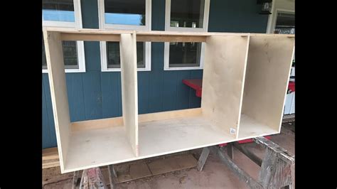 Costing only $200 to construct, you'll be able to have more storage for a small price. Making Kitchen Cabinets Part 1 - Carcass - YouTube