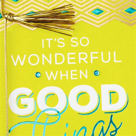 When Good Things Happen to Good People Congratulations Card - Greeting ...
