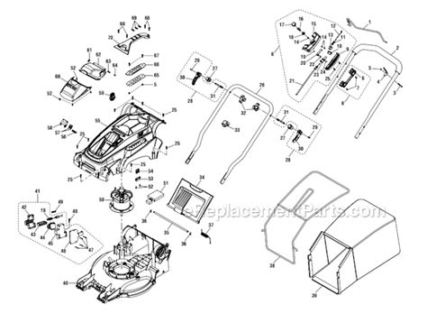 Ryobi V Lawn Mower Parts Diagram