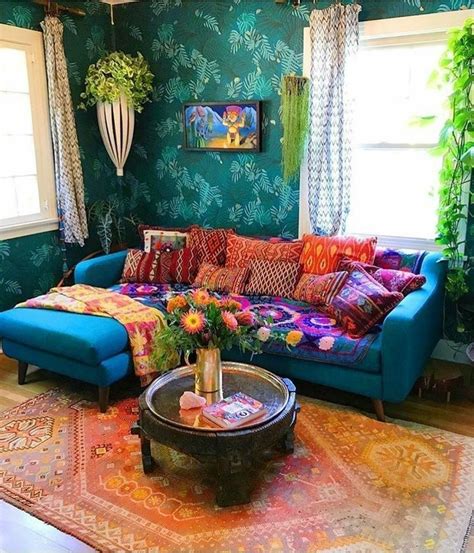 Pin By Old Red Shoe On Bohemian Style Boho Living Room Living Room