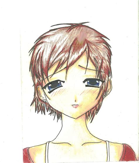 Sad Anime Girl By Iwishiwereinvincible On Deviantart