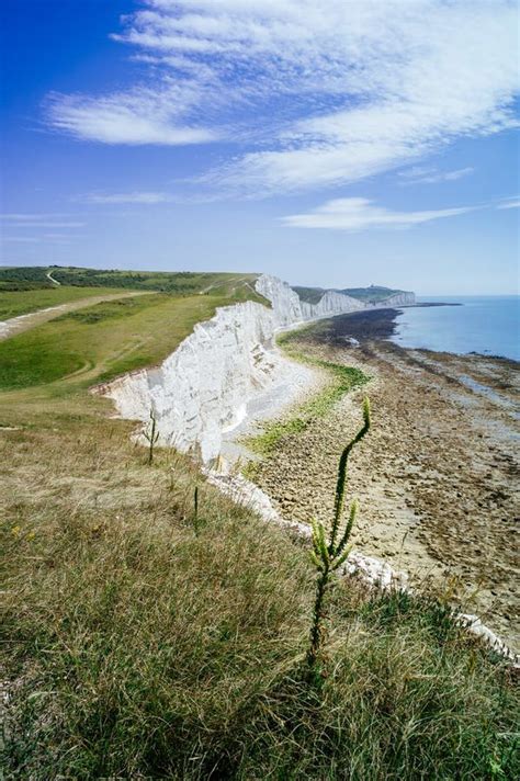 Beautiful Seven Sisters Country Park In Birling Uk Stock Image Image