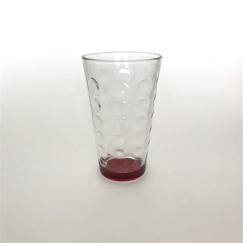 Colored Based Pint Glass With Inside Pattern 16oz 453ml Its Glassware Specialist