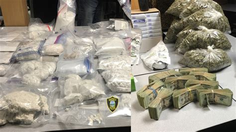 8 People Arrested After Massive South Shore Bust Yields Drugs Guns Cash Boston News Weather