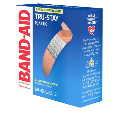 Tru Stay™ Plastic Bandages 72 Ct Band Aid® Brand Adhesive Bandages