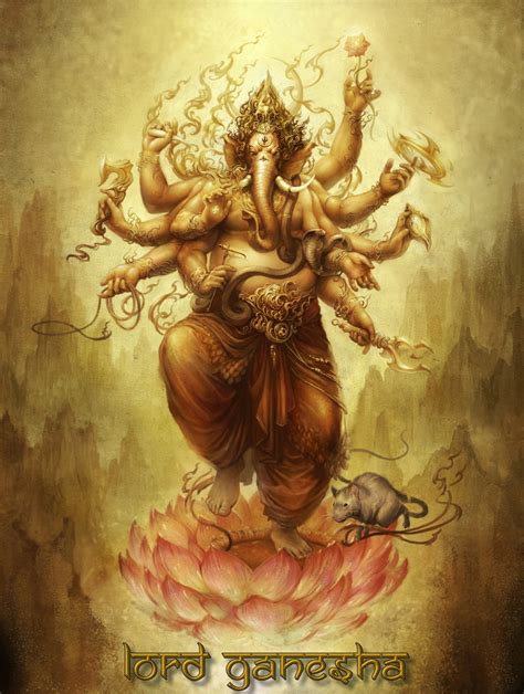 Kreativegeek Stunning Illustration Of Lord Ganesha