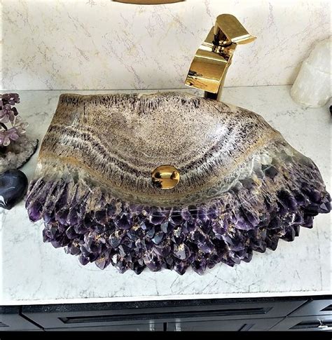 Amethyst Sinks And Amethyst Geode Sinks Elen Importing And Designs By
