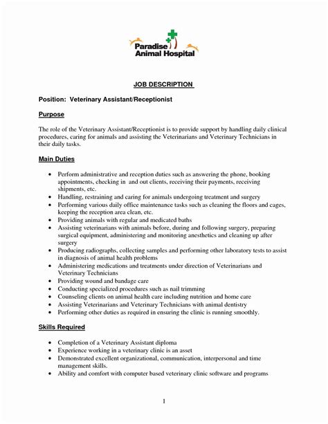 16 Vet Assistant Resume Objective That You Should Know