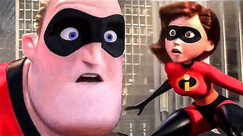 incredibles 2 dad and mom vs underminer scene animation 2018 youtube