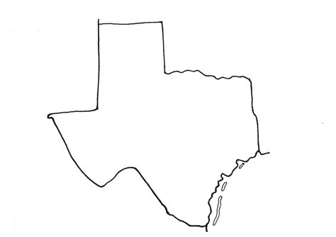 More Fun With A Sketch Map Of Texas Maps For The Classroom
