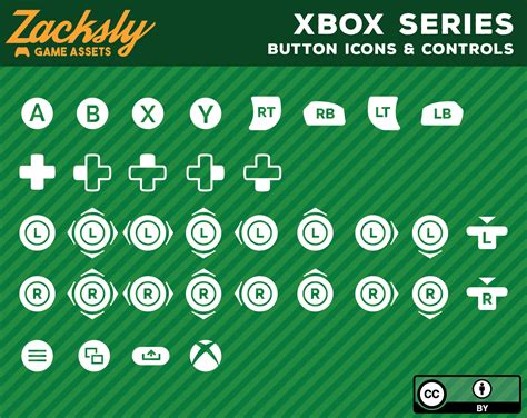Xbox Series Button Icons And Controls By Zacksly