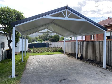 Gable Colorbond Insulated Roof Carport Kre8 Outdoor Constructions