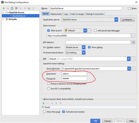 Java Intellij Glassfish Server Is Not Connected Deploy Is Not Available Stack Overflow