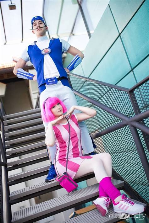 Sportacus And Stephanie From Lazy Town Cosplay By Nichina And Chimmy
